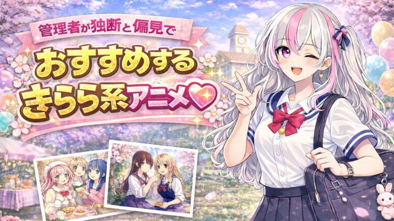 管理者が独断と偏見でオススメするキララ系アニメ♡